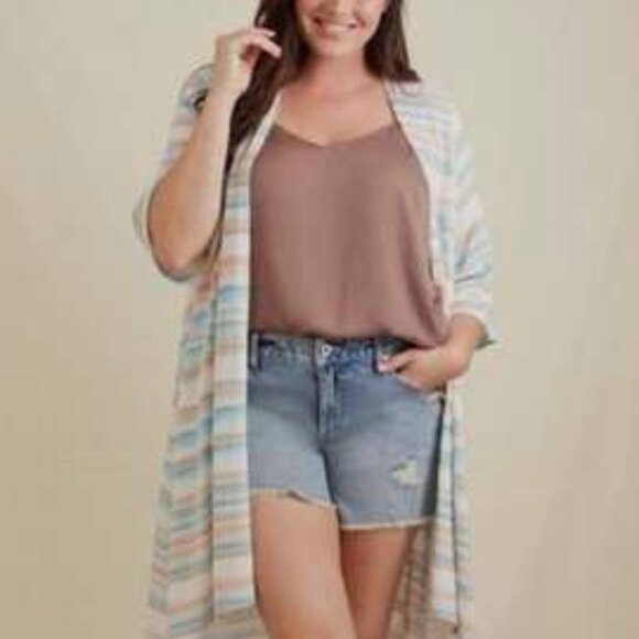 Torrid hi-lo sister kimono size 2 - Picture 1 of 6